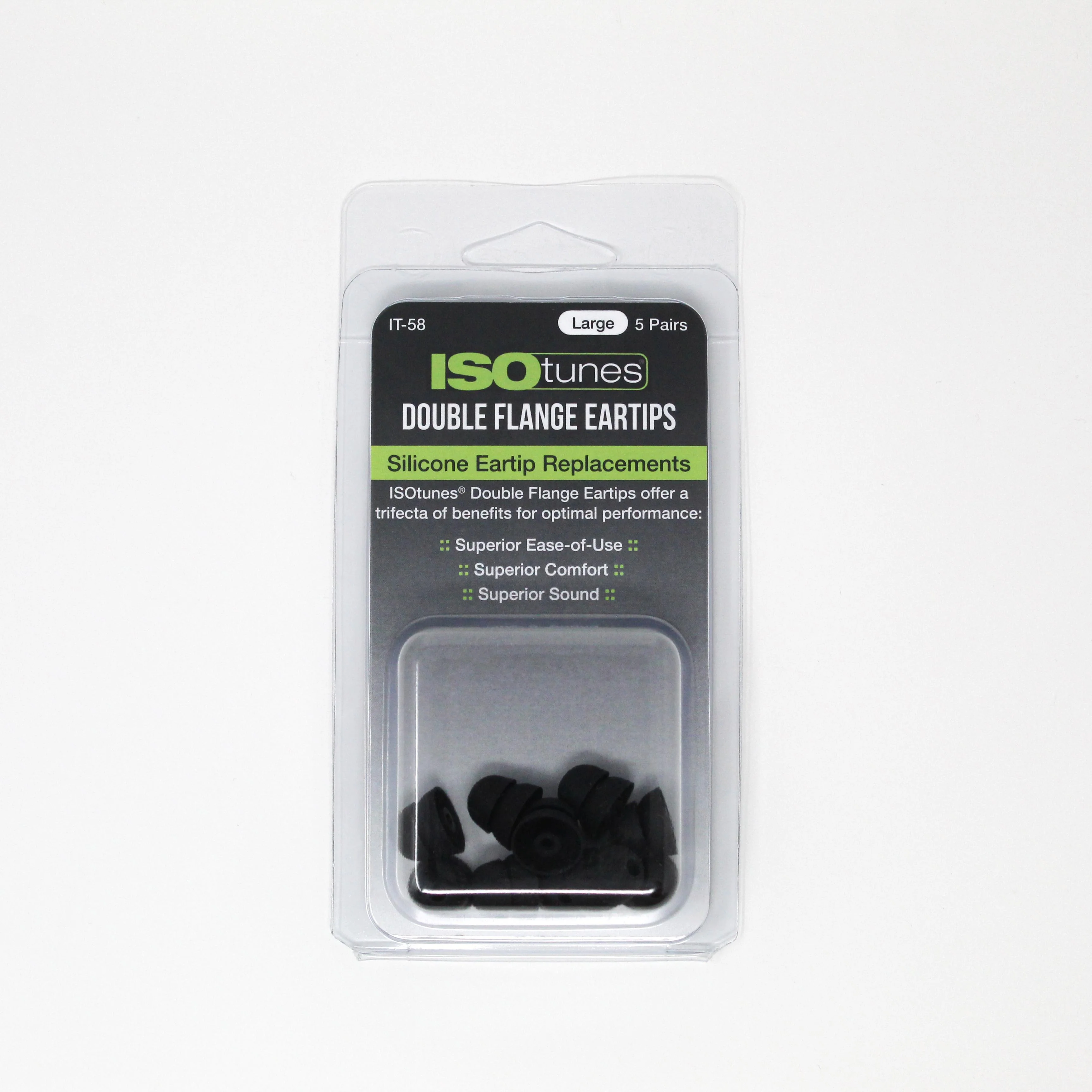 Double Flange Replacement Eartips (5 pair pack) - Image 5