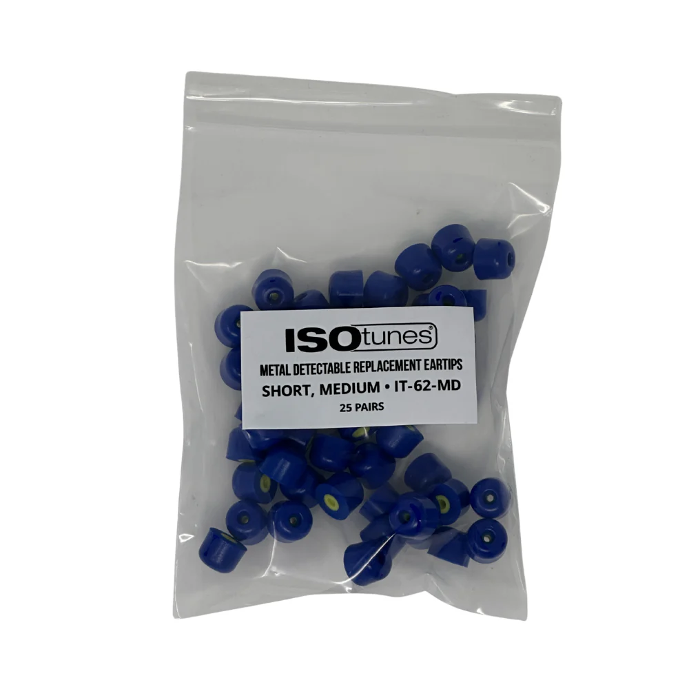 TRILOGY™ Metal Detectable Replacement Eartips (25 Pair Pack) - Image 3